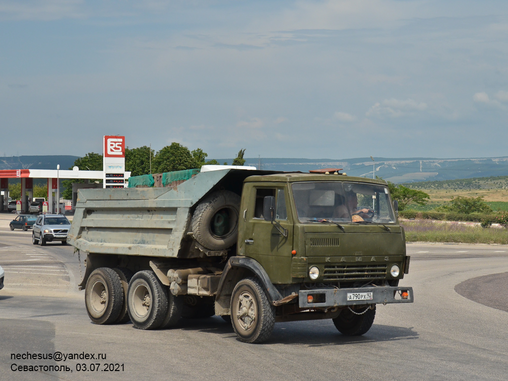 Севастополь, № А 790 РХ 92 — КамАЗ-5511