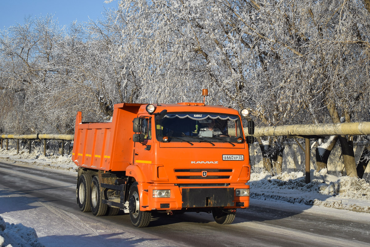 Алтайский край, № В 660 ХР 22 — КамАЗ-65115-42