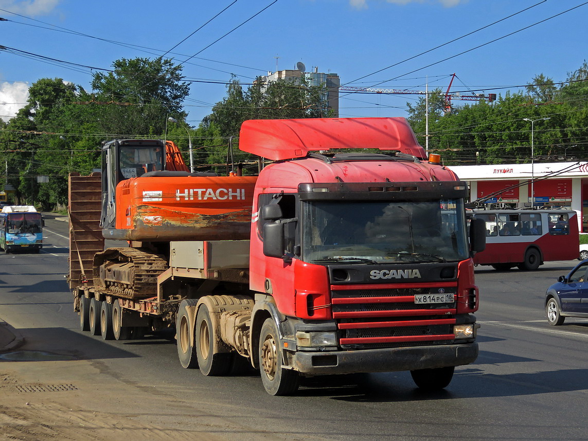 Удмуртия, № Х 814 РС 18 — Scania (II) R113M