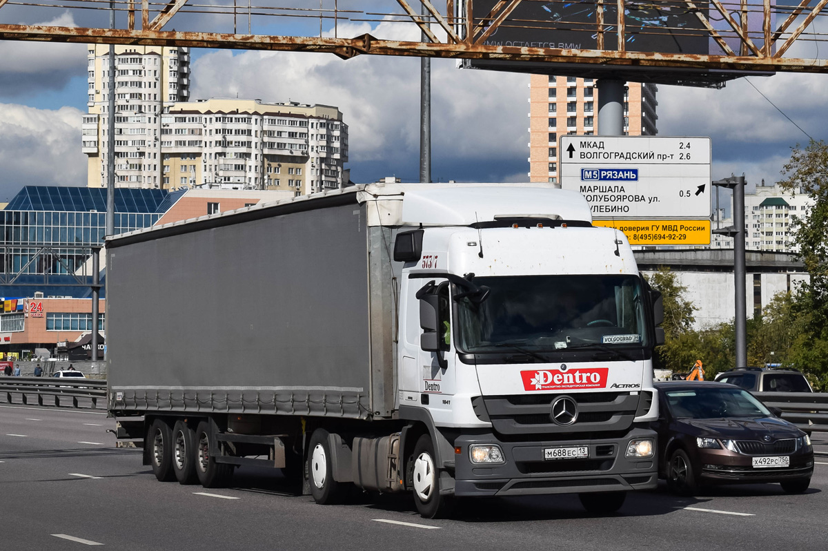 Мордовия, № М 688 ЕС 13 — Mercedes-Benz Actros ('2009) 1841