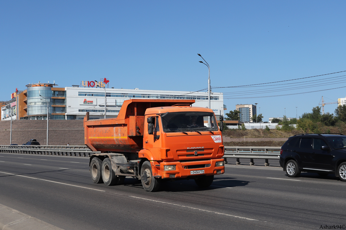 Красноярский край, № У 340 ВМ 124 — КамАЗ-65115-N3