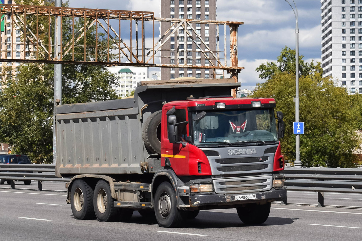 Москва, № С 598 СО 750 — Scania ('2011) P400