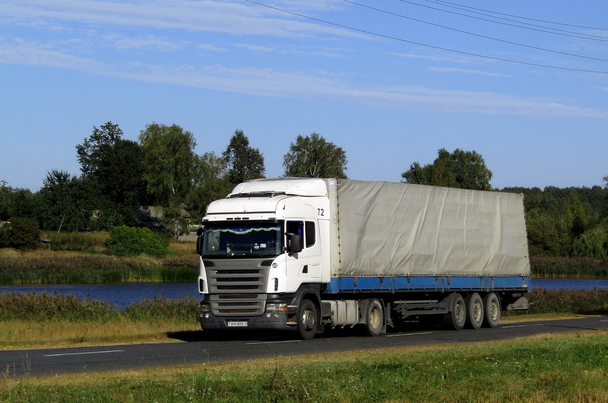 Гомельская область, № АН 3656-3 — Scania ('2004, общая модель)