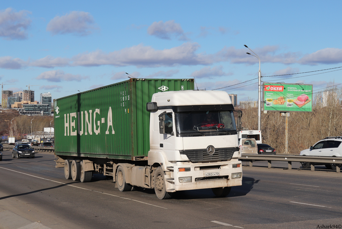 Красноярский край, № Н 282 СН 124 — Mercedes-Benz Axor 1835