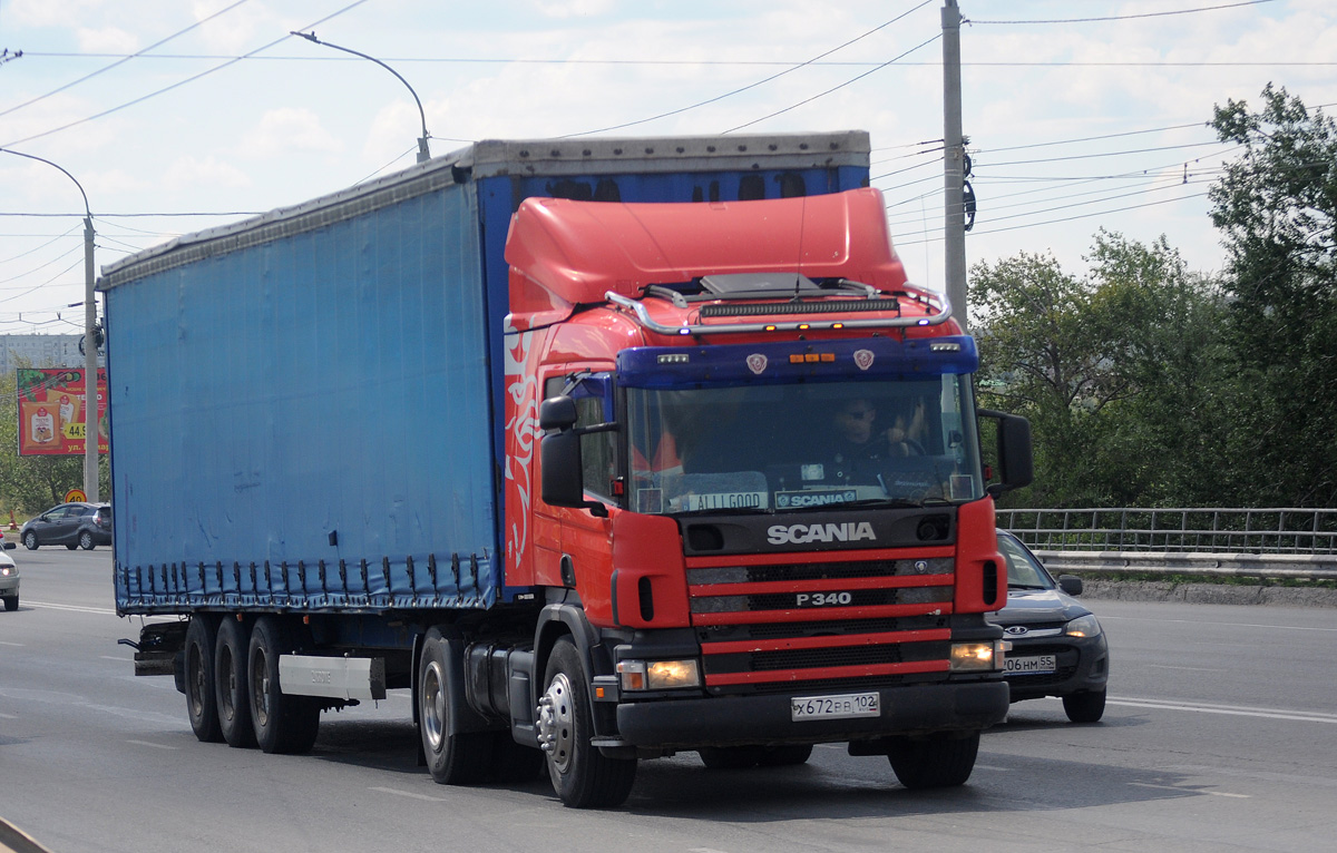 Башкортостан, № Х 672 ВВ 102 — Scania ('2004) P340