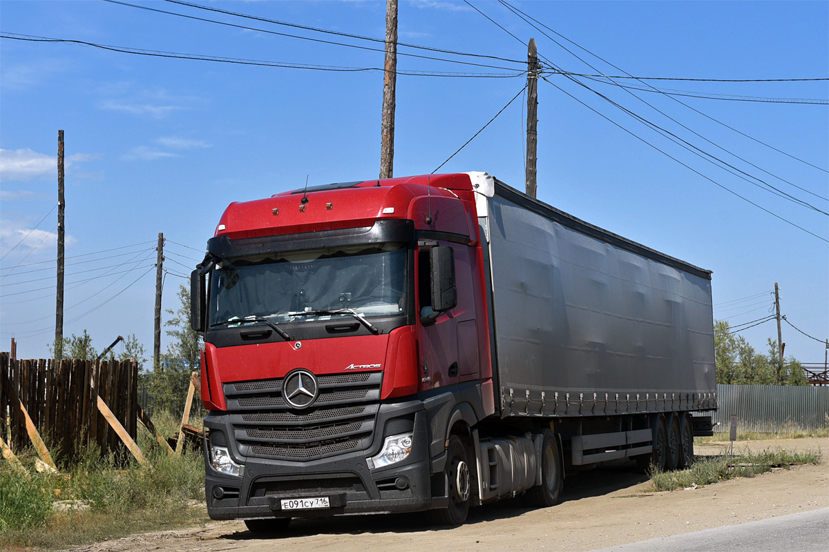 Татарстан, № Е 091 СУ 716 — Mercedes-Benz Actros '18 1845 [Z9M]