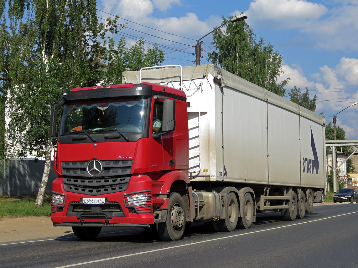 Кировская область, № Е 556 РМ 43 — Mercedes-Benz Arocs 3345 [Z9M]