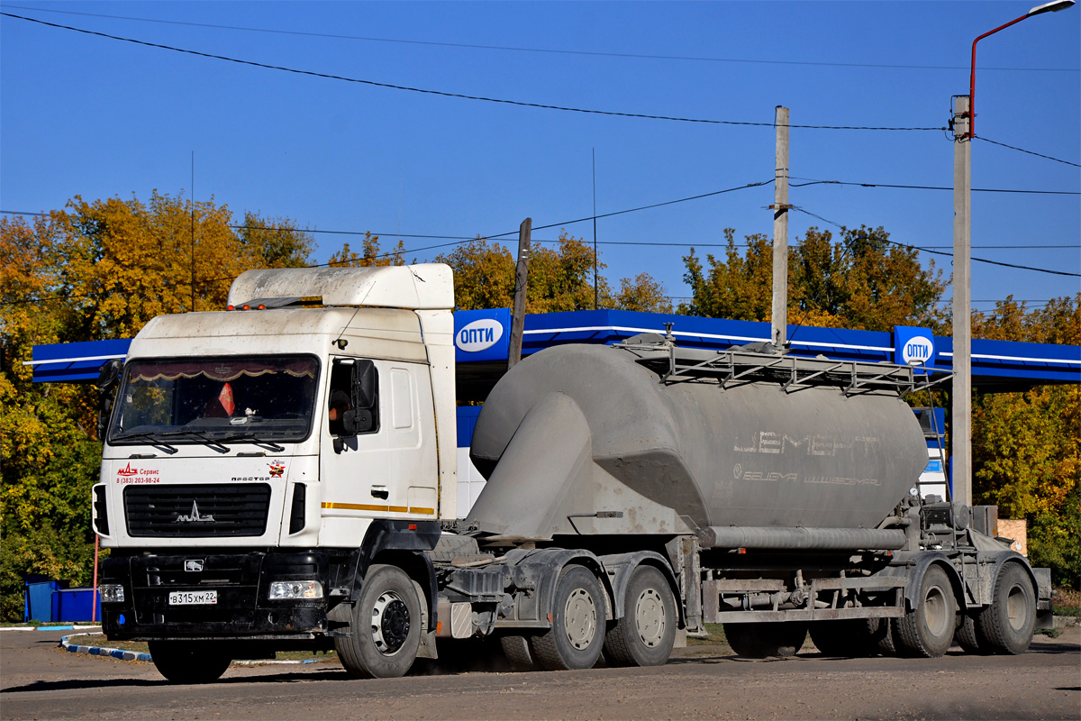 Алтайский край, № В 315 ХМ 22 — МАЗ-6430B9