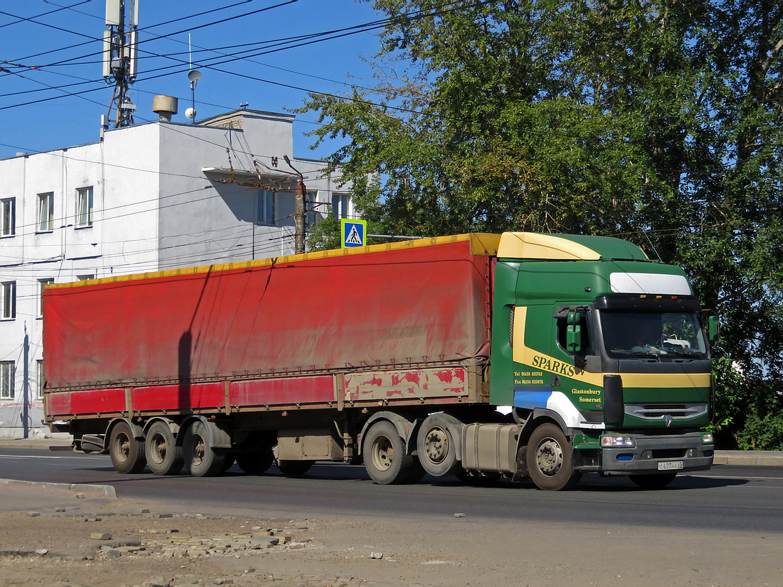 Кировская область, № С 627 НА 43 — Renault Premium ('1996)