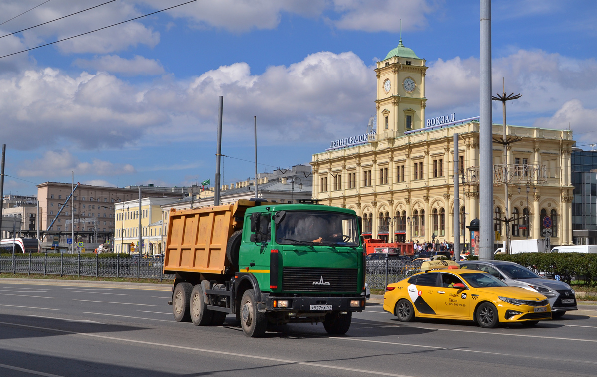 Москва, № Х 527 УА 777 — МАЗ-5516X5