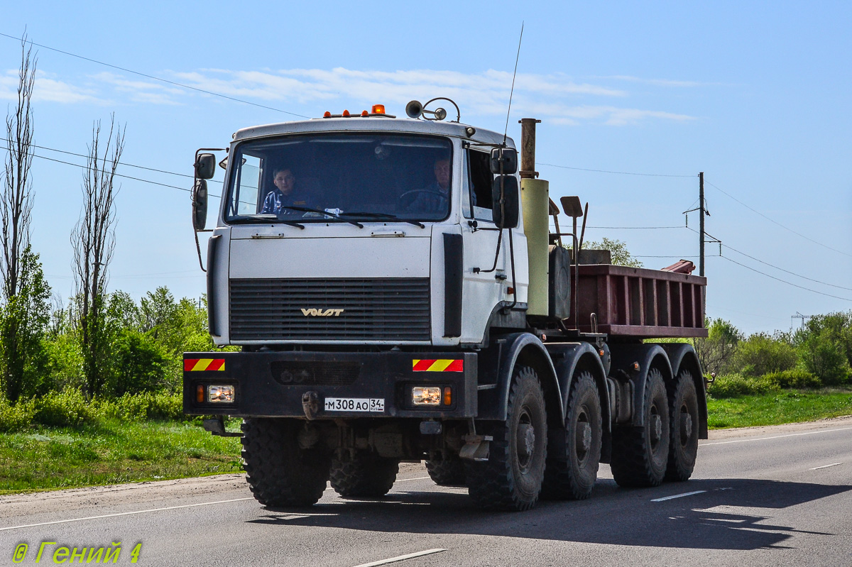 Волгоградская область, № М 308 АО 34 — МЗКТ-7402