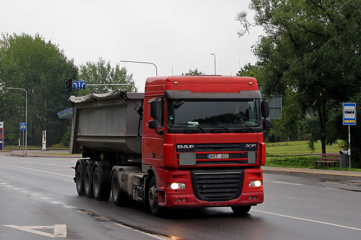 Литва, № KRF 302 — DAF XF105 FT