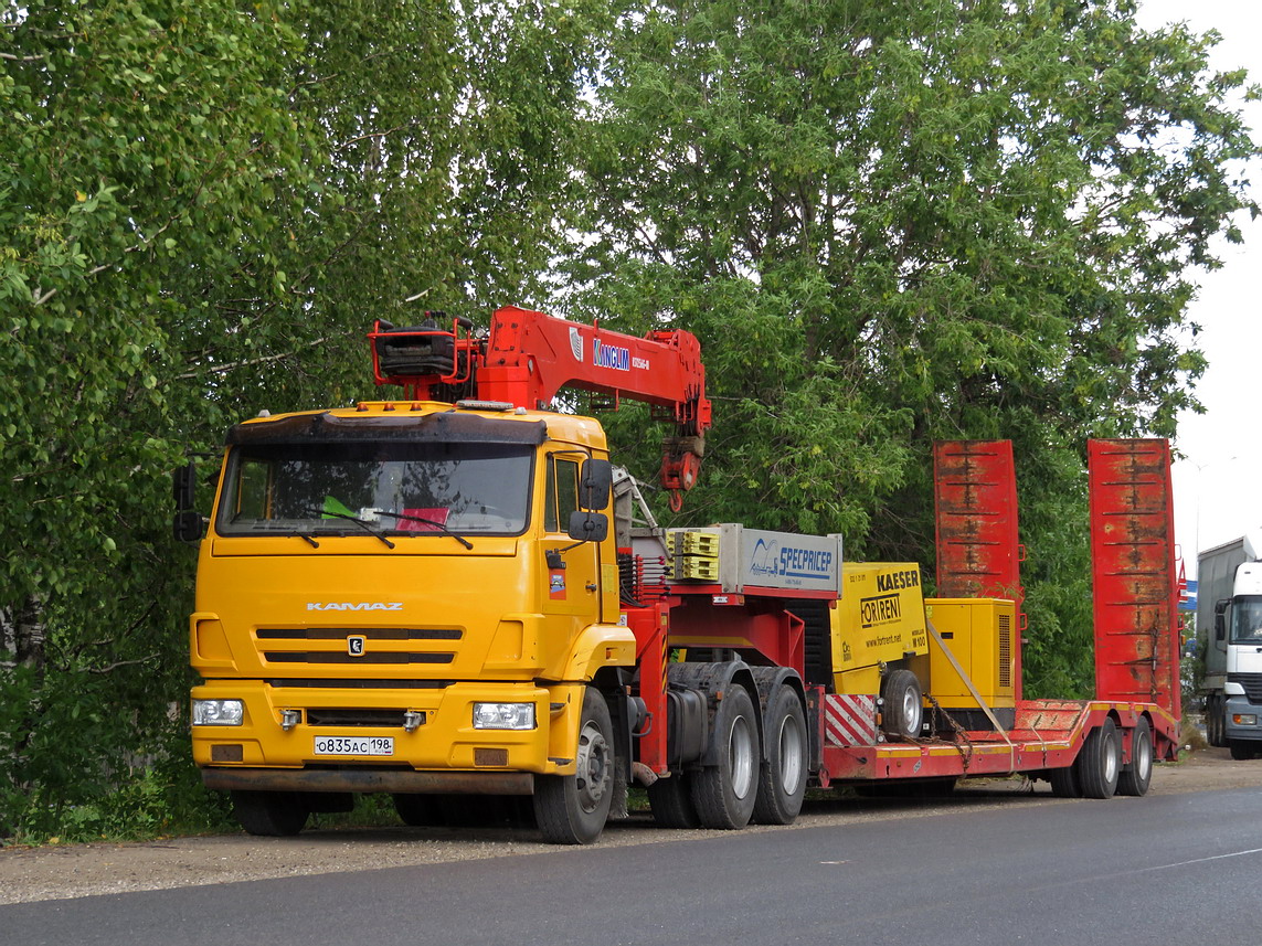 Санкт-Петербург, № О 835 АС 198 — КамАЗ-65116-A5