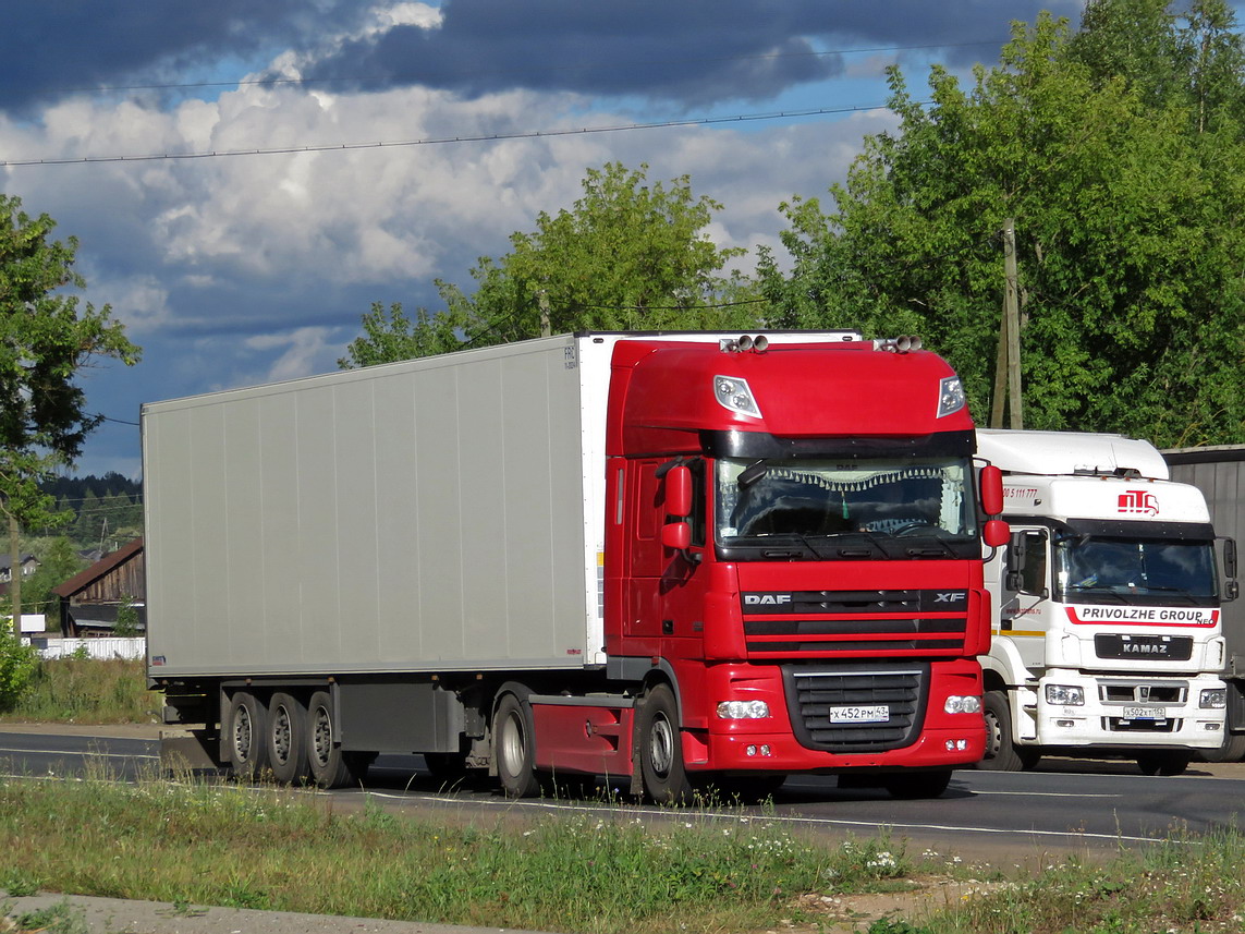 Кировская область, № Х 452 РМ 43 — DAF XF105 FT