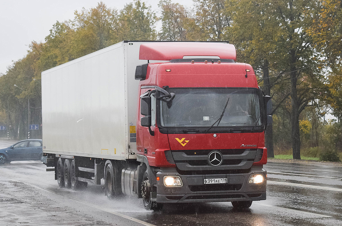 Санкт-Петербург, № Х 391 АЕ 178 — Mercedes-Benz Actros '09 1841 [Z9M]