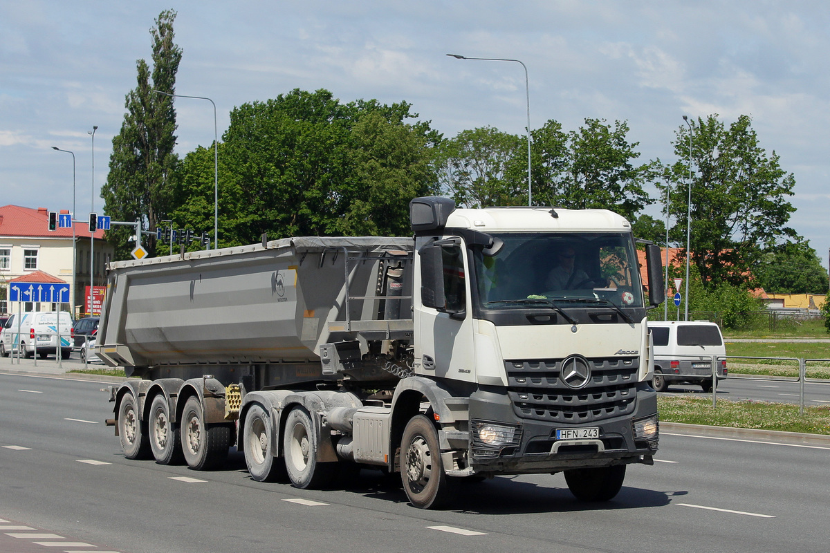 Литва, № HFN 243 — Mercedes-Benz Arocs 2643