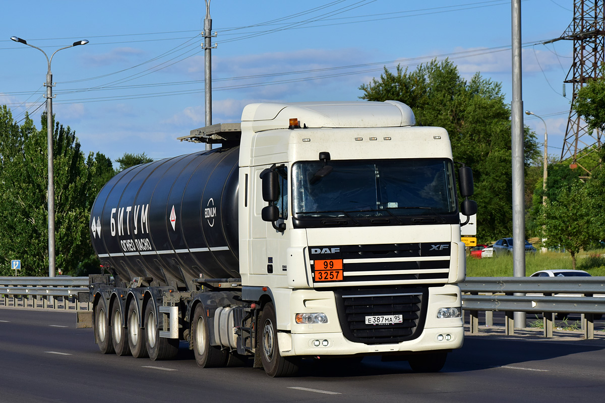 Чечня, № Е 387 МА 95 — DAF XF105 FT