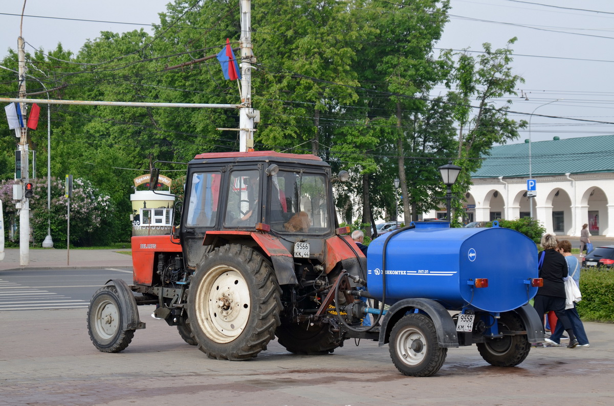 Костромская область, № 9566 КК 44 — МТЗ-80 (общая модель); Костромская область, № 9558 КМ 44 —  Прочие модели