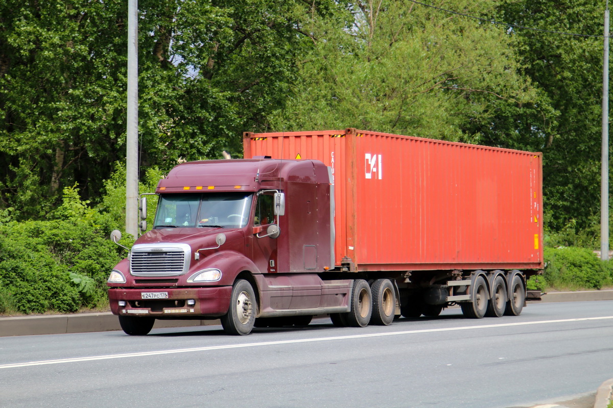 Санкт-Петербург, № Е 247 РС 178 — Freightliner Columbia