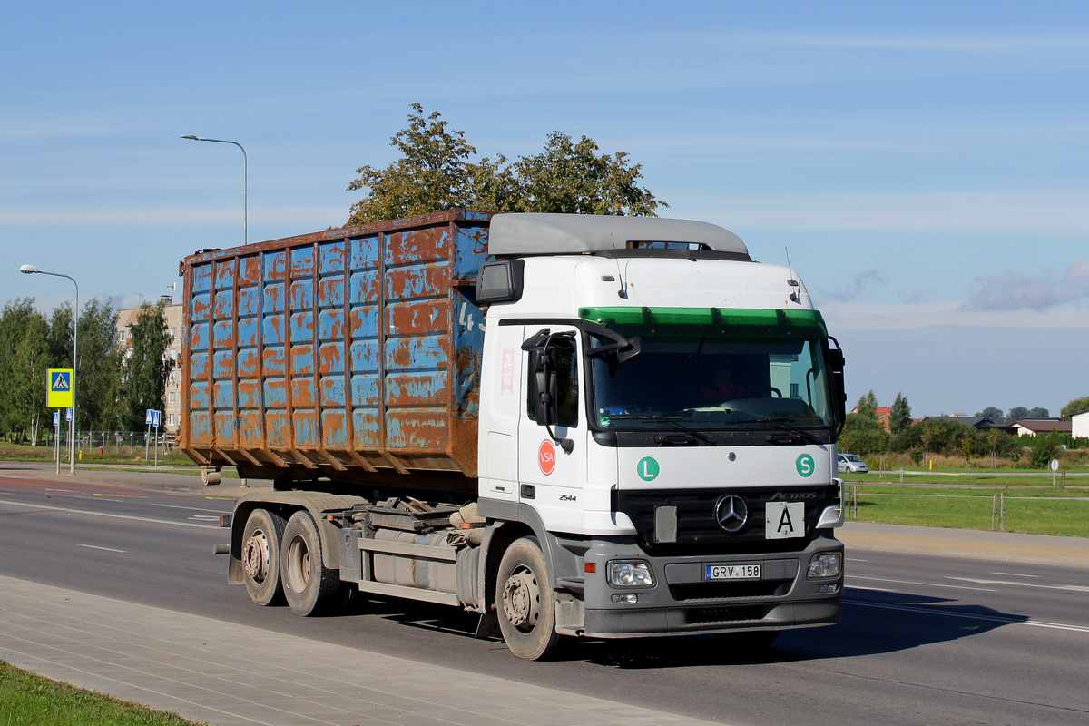 Литва, № GRV 158 — Mercedes-Benz Actros ('2003) 2544