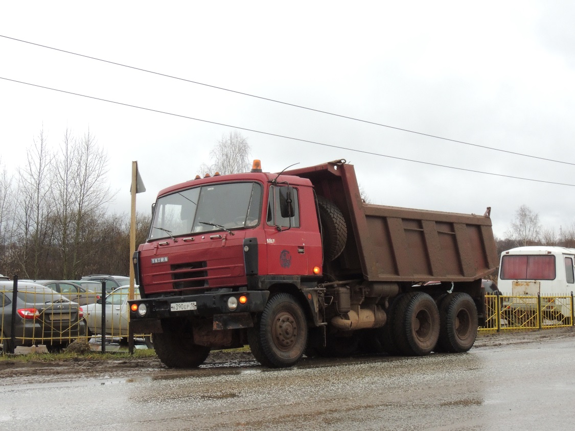 Удмуртия, № Н 390 ЕР 18 — Tatra 815-21AS01