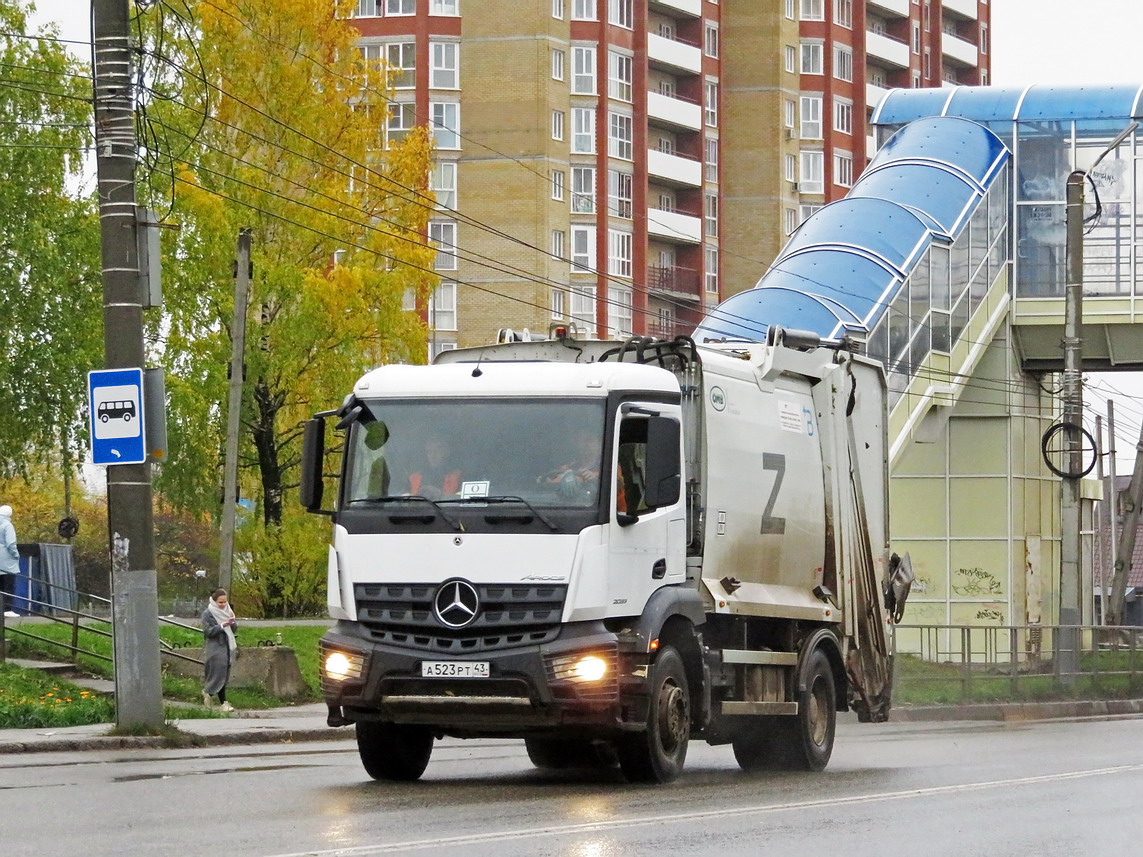 Кировская область, № А 523 РТ 43 — Mercedes-Benz Arocs 2033 [Z9M]