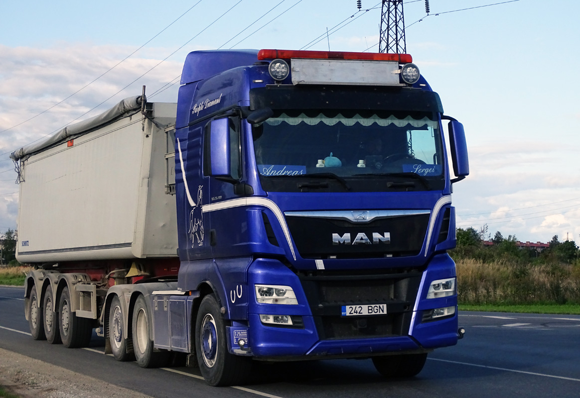 Эстония, № 242 BGN — MAN TGX ('2012) 26.480