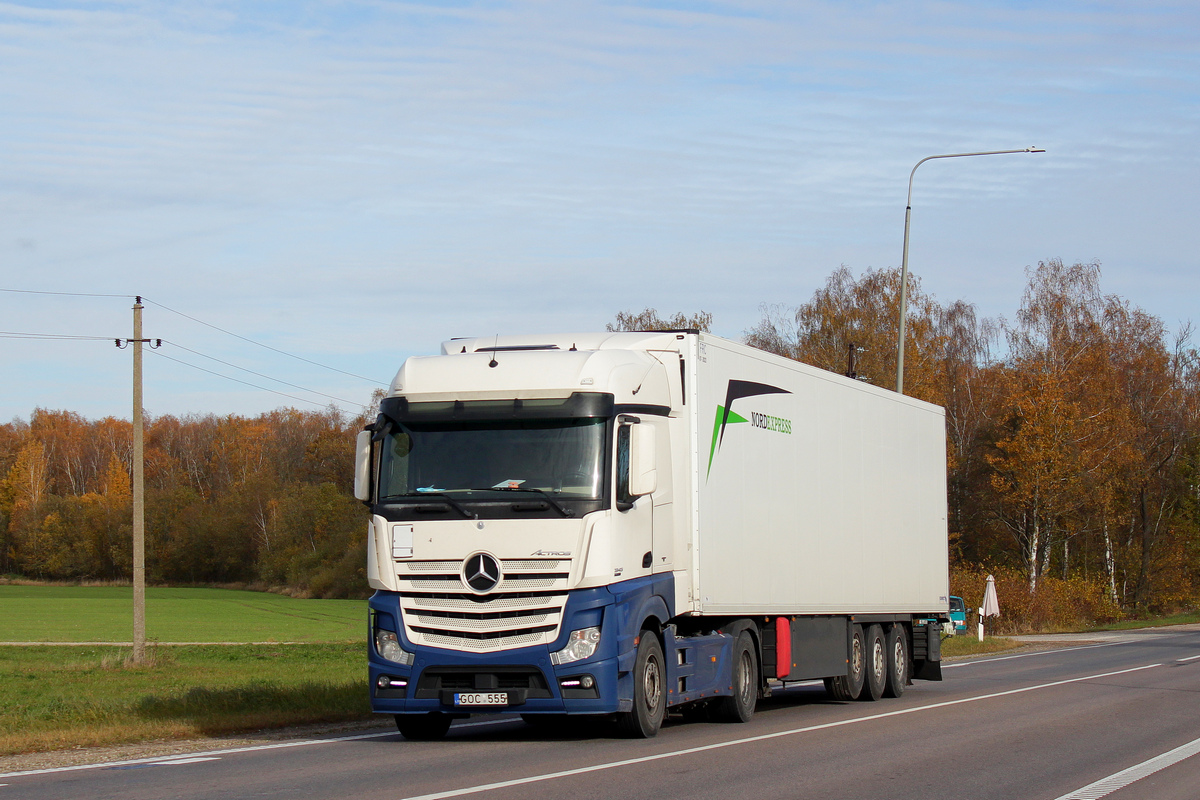 Литва, № GOC 555 — Mercedes-Benz Actros ('2011) 1845