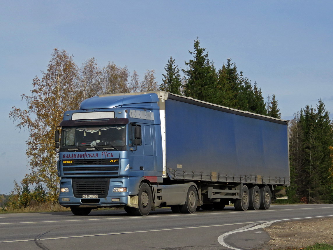 Владимирская область, № О 319 ОА 152 — DAF XF95 FT