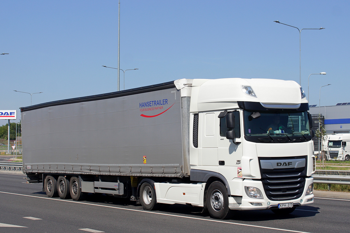 Литва, № KPH 319 — DAF XF Euro6 FT