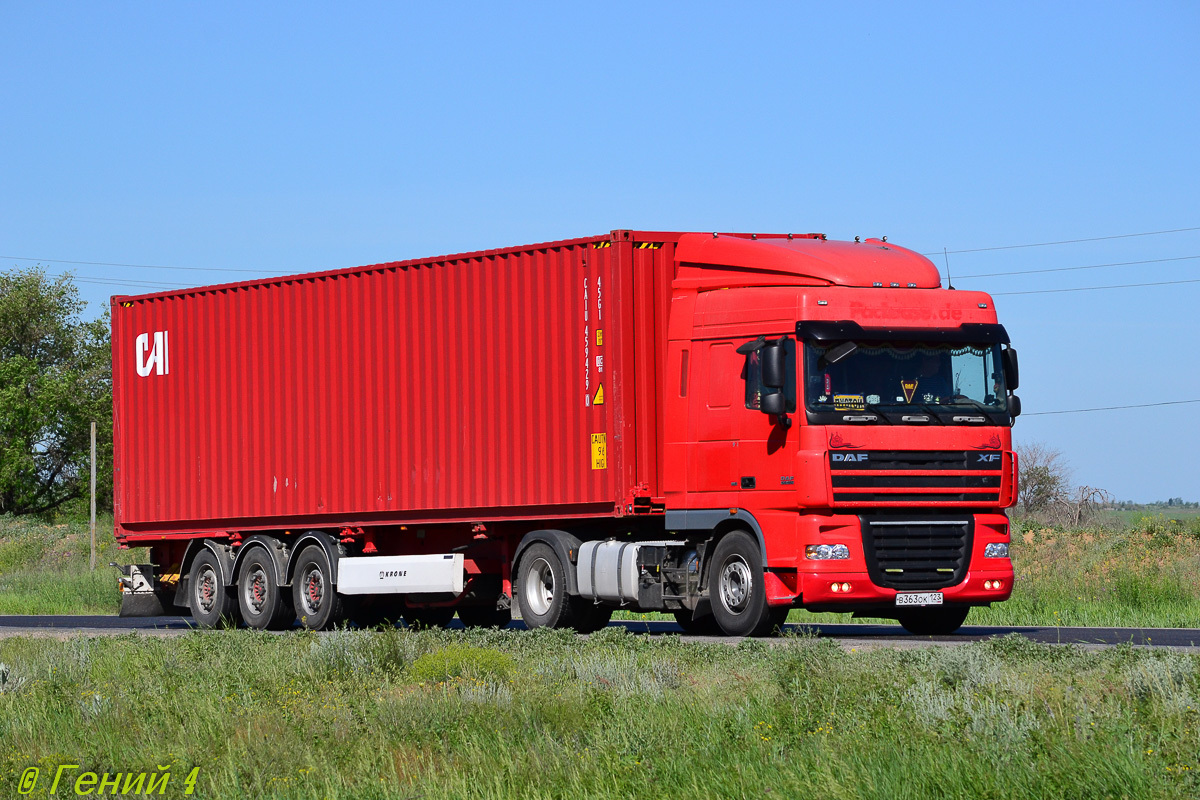 Краснодарский край, № В 363 ОК 123 — DAF XF105 FT