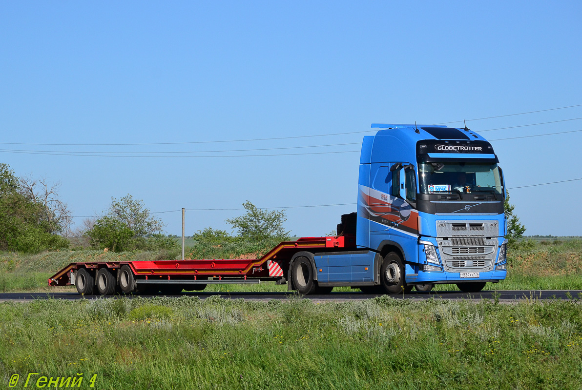 Челябинская область, № Т 524 ХУ 174 — Volvo ('2012) FH.500 [X9P]; Volvo ('2012) FH "Space Edition" (Волгоградская область)