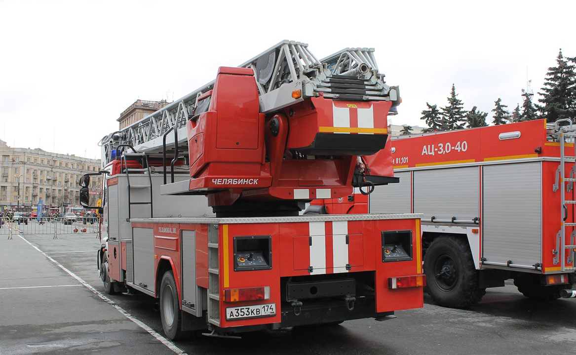 Челябинская область, № А 353 КВ 174 — IVECO EuroCargo ('2008); Челябинская область — Чемпионат УрФО по пожарному триатлону  и день пожарной охраны 2018