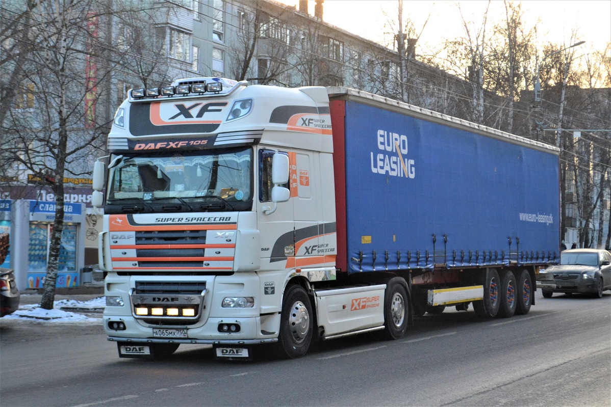 Московская область, № А 065 МХ 750 — DAF XF105 FT