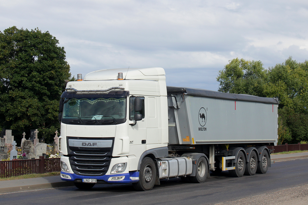 Литва, № LNU 219 — DAF XF Euro6 FT