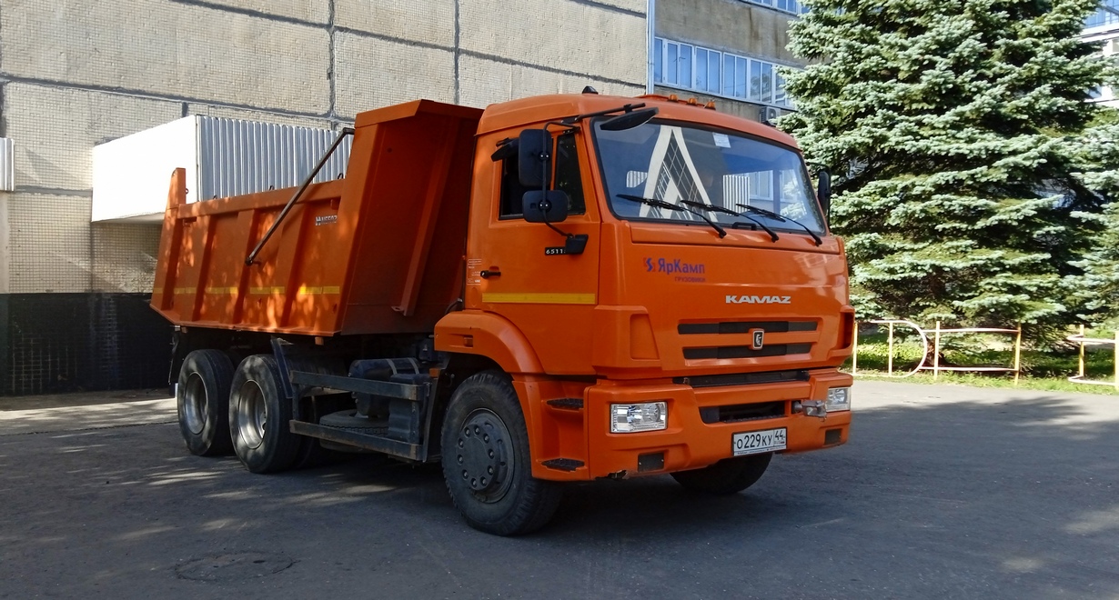 Костромская область, № О 229 КУ 44 — КамАЗ-65115-42