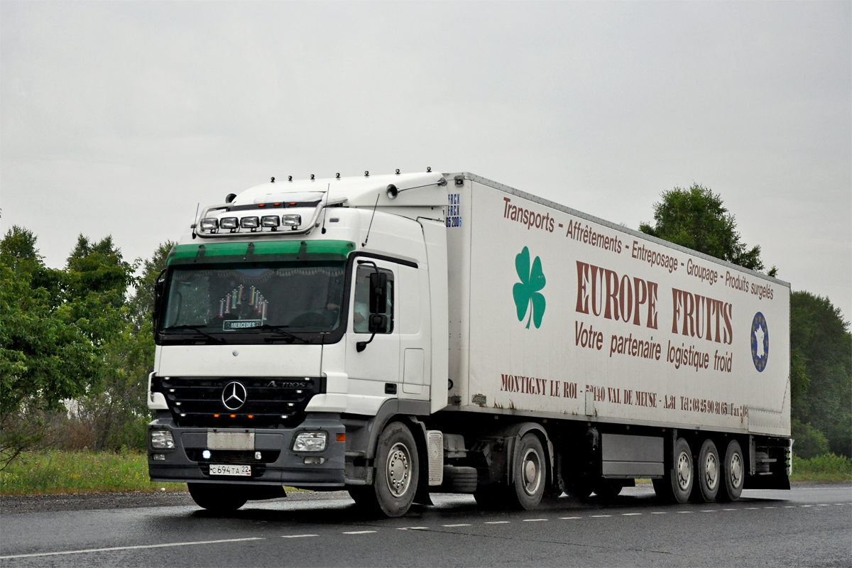 Алтайский край, № С 694 ТА 22 — Mercedes-Benz Actros ('2003)