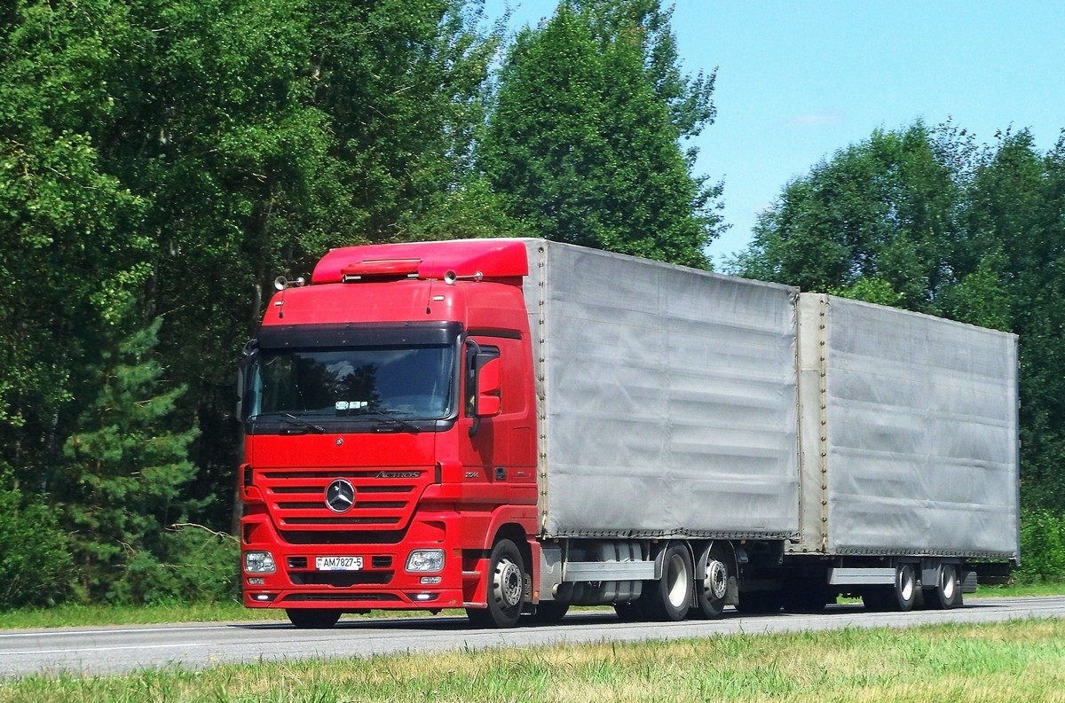 Минск, № АМ 7827-7 — Mercedes-Benz Actros ('2003) 2544