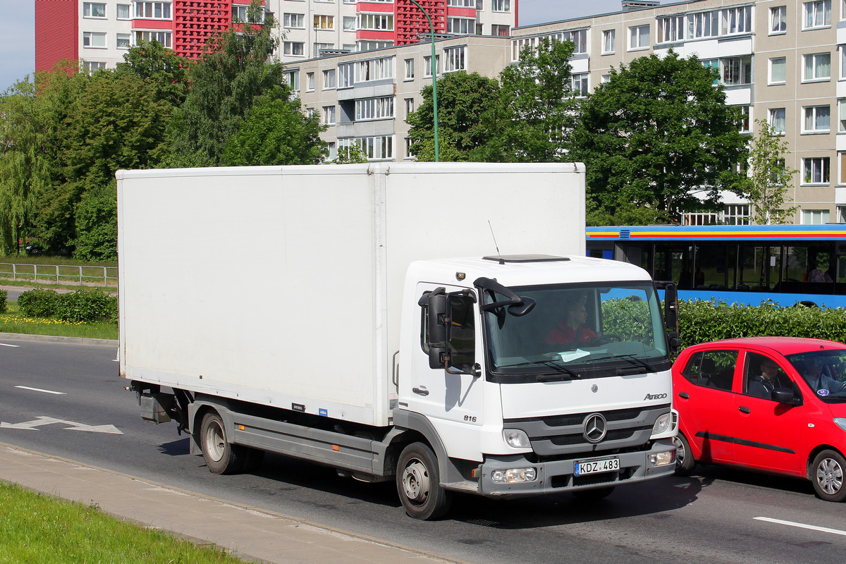 Литва, № KDZ 483 — Mercedes-Benz Atego 816