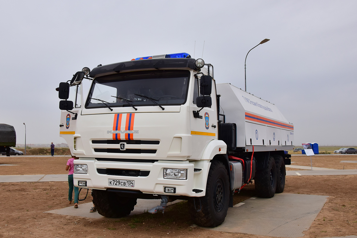 Волгоградская область, № К 729 СВ 134 — КамАЗ-43118-50; Транспорт силовых ведомств РФ — Военно-технический форум "Армия-2022"