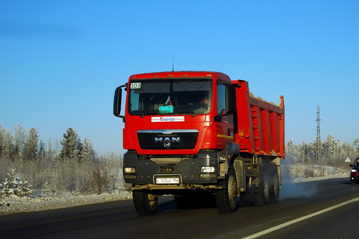 Ханты-Мансийский автоном.округ, № С 103 АЕ 186 — MAN TGS ('2007) 40.430