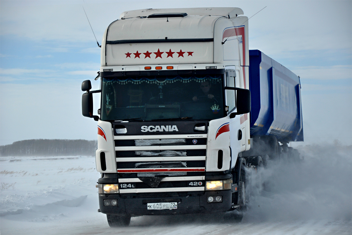 Алтайский край, № К 605 РЕ 22 — Scania ('1996) R124L