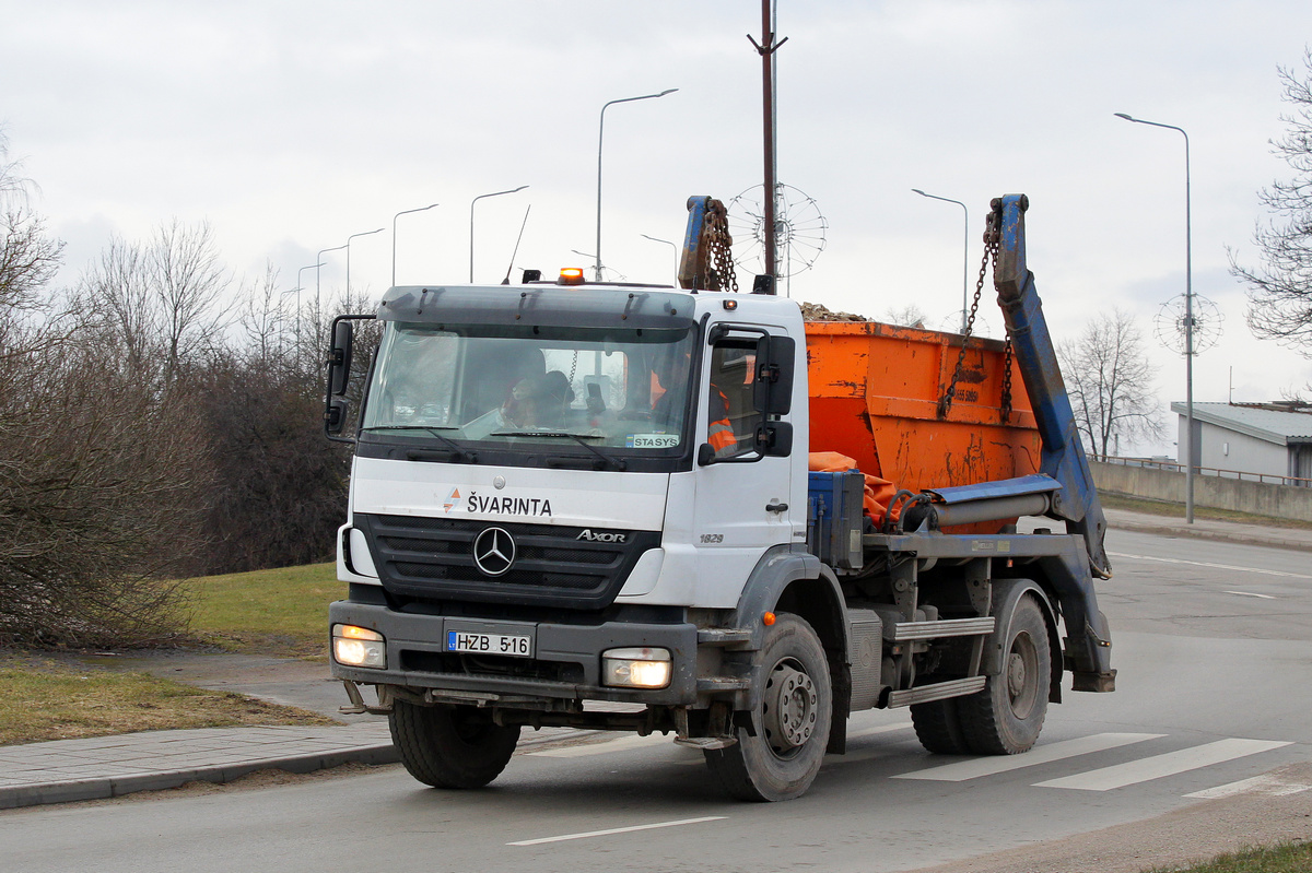 Литва, № HZB 516 — Mercedes-Benz Axor (общ.м)