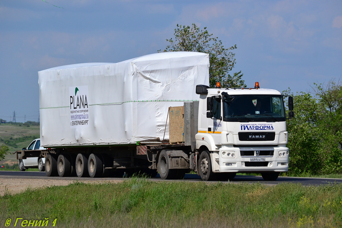 Свердловская область, № К 691 СН 196 — КамАЗ-5490-S5