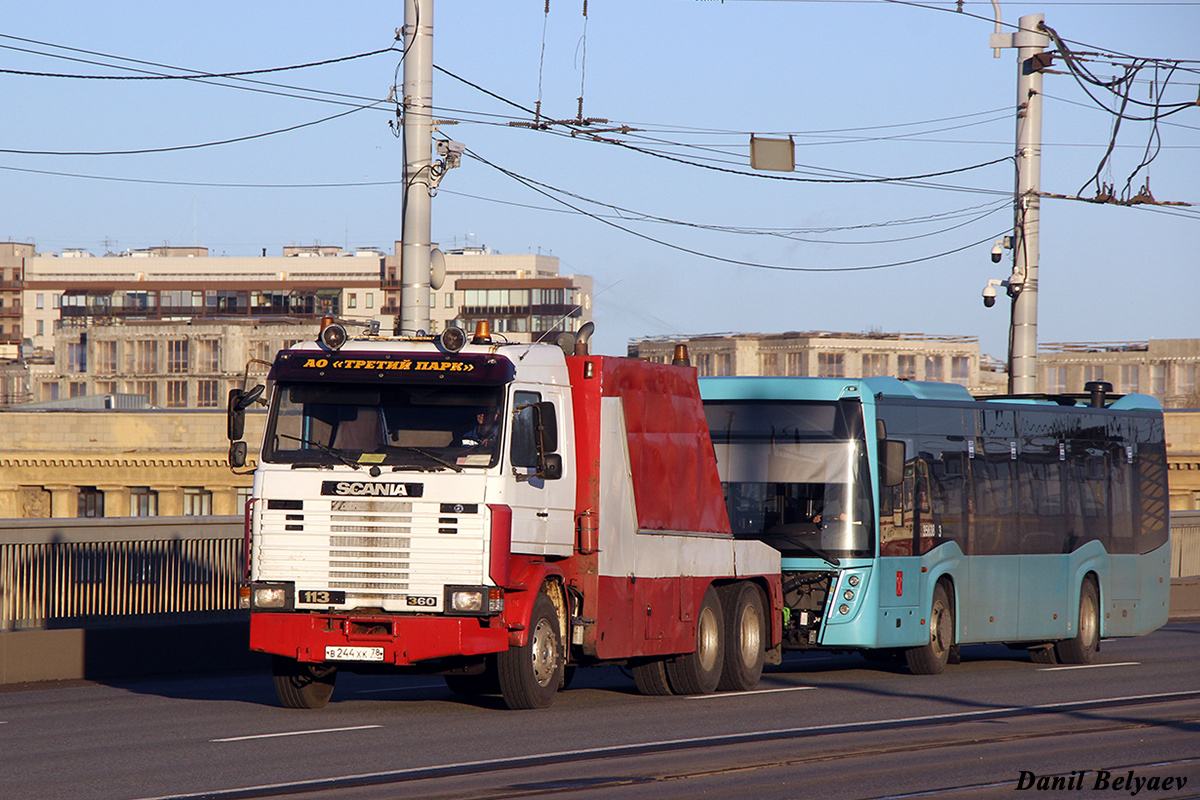 Санкт-Петербург, № В 244 ХК 78 — Scania (общая модель)