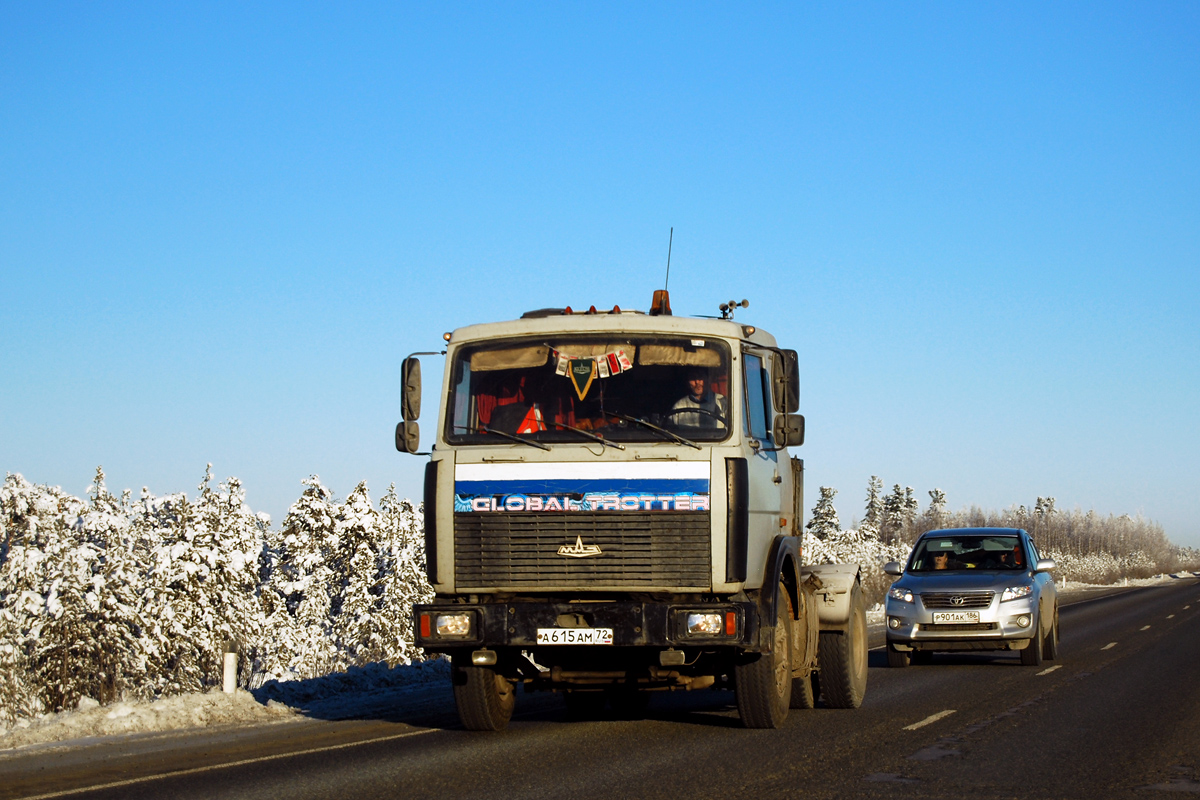 Тюменская область, № А 615 АМ 72 — МАЗ-54329