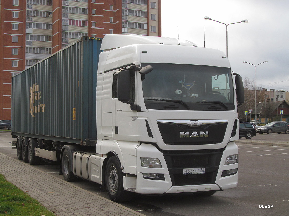 Брянская область, № Н 333 ОР 32 — MAN TGX ('2012) 18.440