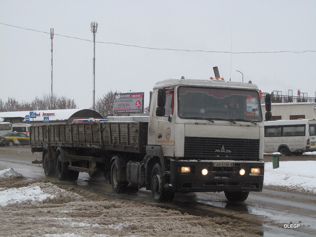 Могилёвская область, № АВ 6190-6 — МАЗ-5440 (общая модель)