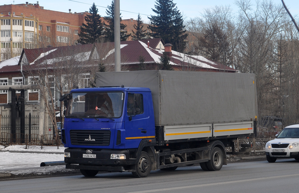 Омская область, № У 436 УК 55 — МАЗ-4371C0 "Зубрёнок"