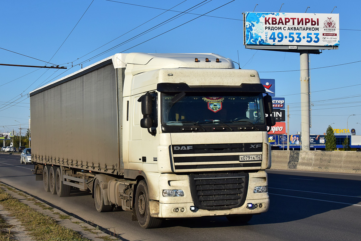 Нижегородская область, № Х 079 ТА 152 — DAF XF105 FT